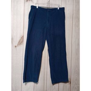 Izod Pants Men's 36 30 Blue‎ Corduroy